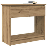 Console Table with Drawers Artisan Oak 85.5x38.5x74.5 cm 861399