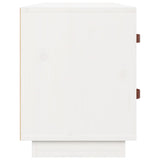 Shoe Bench White 100x34x45 cm Solid Wood Pine 820178