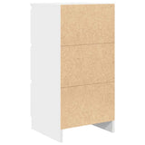 Sideboard White 37.5x35x76 cm Engineered Wood 861724
