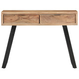 323522 Console Table 100x35x76 cm Solid Acacia Wood with Live Edges