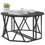 Coffee Table Black Oak 80 x 80 x 42 cm 868249