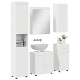 Bathroom Furniture Set TULUM 5 pcs White 60 x 34 x 63 cm 3398054