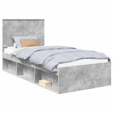 Bed Frame with Headboard Concerte 90 x 200 cm Solid Pine Wood 3409411