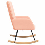 Rocking Chair Pink Sherpa Fabric 42001785
