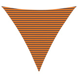 Sun Shade Sail Orange and Brown 6 x 6 x 6 m 42031156