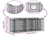 Gabion Raised Bed Silver 42033304