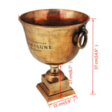 Decorations Copper Brown Copper Large Cooler/Ice Bucket 243498