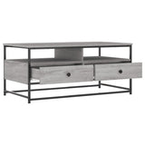 Coffee Table Grey Sonoma 100x51x45 cm Engineered Wood 835287