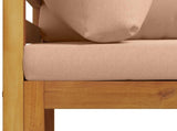 Sofa Set 4 pcs Natural Solid Acacia Wood 3417284