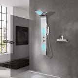 Shower Panel System Stainless Steel Curved 142370