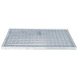 Grating Silver 60 x 40 x 2 cm Hot-Dip Galvanised Steel 42018653