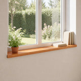 Window Sills 2 pcs Light Brown 160 x 15 x 2 cm Solid Beech Wood 42048174