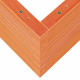 Garden Planter Wax Brown 110x40x45.5 cm Solid Wood Pine 847275