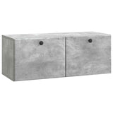 Wall-Mounted TV Cabinet 78.5 x 31 x 30 cm Concrete Grey 899228