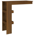 ZNTS Wall Bar Table Brown Oak 102x45x103.5 cm Engineered Wood 817224