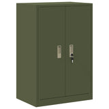 Storage Cabinet Olive Green 60 x 40 x 90 cm Steel 891728