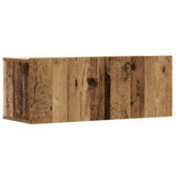 5 Piece TV Cabinet Set Wall-mounted Old Wood Engineered Wood 3328997
