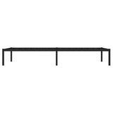 Metal Bed Frame without Mattress Black 90x200cm 373648