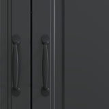 Sideboard Black 89 x 34.5 x 77 cm Engineered Wood 895796