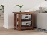 Side Table Brown 38 x 28 x 50 cm Solid Mahogany wood 42012406