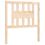 Bed Frame without Mattress Single Solid Wood 3194536
