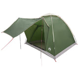 Camping Tent with Roof Green 2-Person Polyester and Steel 42028642