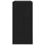 Sideboard Black Oak 79 x 38 x 80 cm Engineered Wood 862269