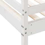 Bunk Bed without Mattress 80x200/140x200 cm White Solid Wood 3207166