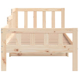 ZNTS Day Bed without Mattress 90x190 cm Single Solid Wood Pine 840373