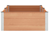 Garden Raised Bed Brown 200 x 100 x 54 cm 42039006