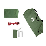 Camping Tarp Green 420x440 cm Waterproof 94676