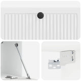 Wall-Mounted TV Cabinet High Gloss White 78.5 x 31 x 30 cm 898039