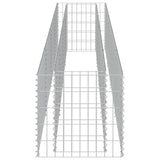 Gabion Raised Bed Silver Galvanised steel 360x50x50 cm 143561