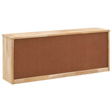 247599 Shoe Storage Bench 94x20x38 cm Solid Walnut Wood