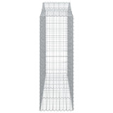Arched Gabion Basket 200x50x140/160 cm Galvanised Iron 153397