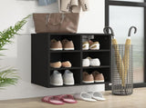 Shoe Cabinet Black 52.5x30x50 cm 808686