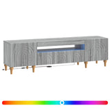 LED TV Cabinet Grey Sonoma Engineered Wood 896251