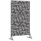Privacy Screen Black 100 x 50 x 180 cm Steel 868549