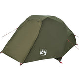 Fishing Tent 3-Person Olive Green Waterproof 4100655