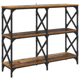 Console Table Old Wood 100 x 28 x 80.5 cm Engineered Wood 882781