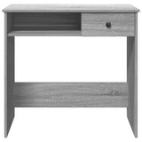 Desk Grey Sonoma 80x40x75 cm Engineered Wood 860477