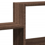 Wall Shelf Brown Oak 96x18x60 cm Engineered Wood 853233