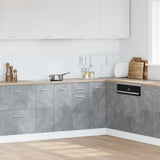 Drawer Bottom Cabinet Lyon Concrete Grey 40x46x81.5 cm Engineered Wood 856082