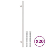 Cabinet Handles 20 pcs Silver 224 mm Stainless Steel 3203592