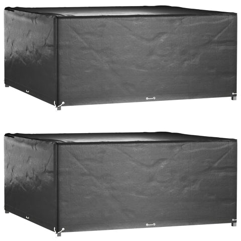 Garden Furniture Covers 2 pcs 16 Eyelets 250x250x90 cm Square 3155357