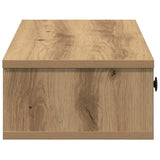 Wall Shelf with Drawers Artisian Oak 100x37.5x19 cm Engineered Wood 859967