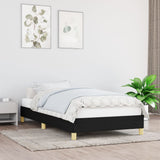 Bed Frame without Mattress Black 90x190 cm Single Single Fabric 349832