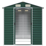Garden Shed Green 191x215x198 cm Galvanised Steel 3188232