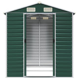 Garden Shed Green 191x215x198 cm Galvanised Steel 3188232