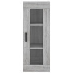 ZNTS Wall Mounted Cabinet Grey Sonoma 34.5x34x90 cm 828922